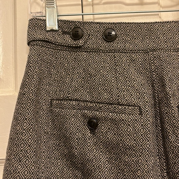 Madewell Women’s Button Front Mini Skirt, Size 2. Yarn Dyed Geo. NWT: - Picture 6 of 11